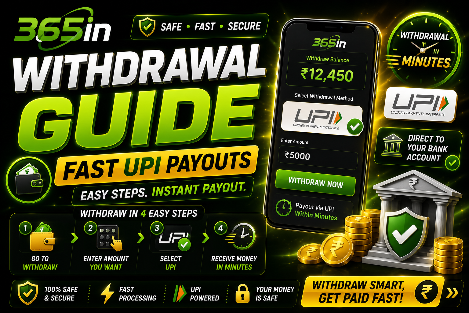 365in Withdrawal Guide for UPI