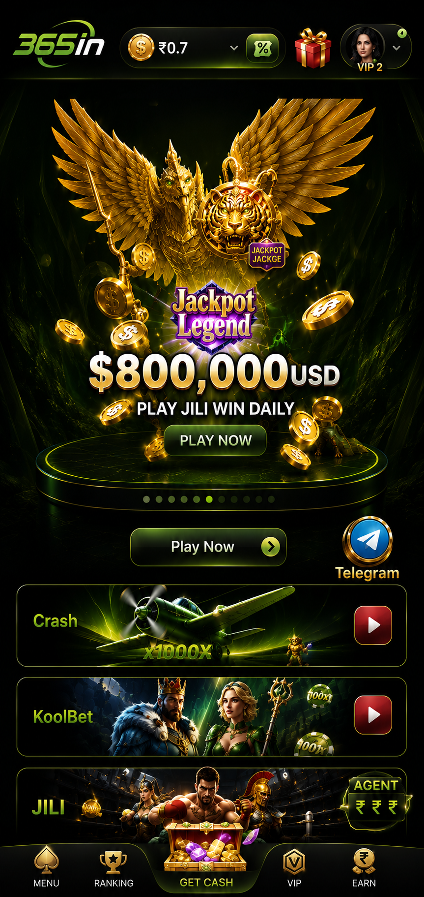 365in real cash gaming app — play Aviator, Teen Patti, slots and live casino on Android