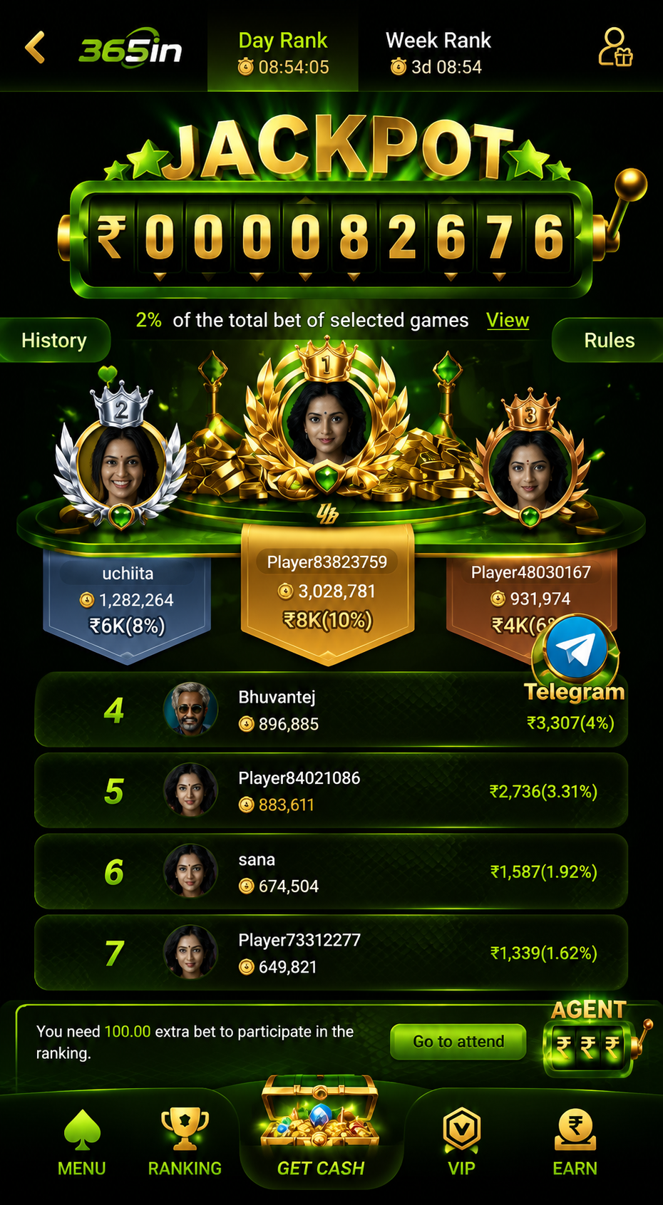 365in App — Live Casino